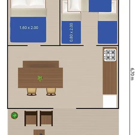 Prázdninový areál Easyatent Safari Tent Zelena Laguna